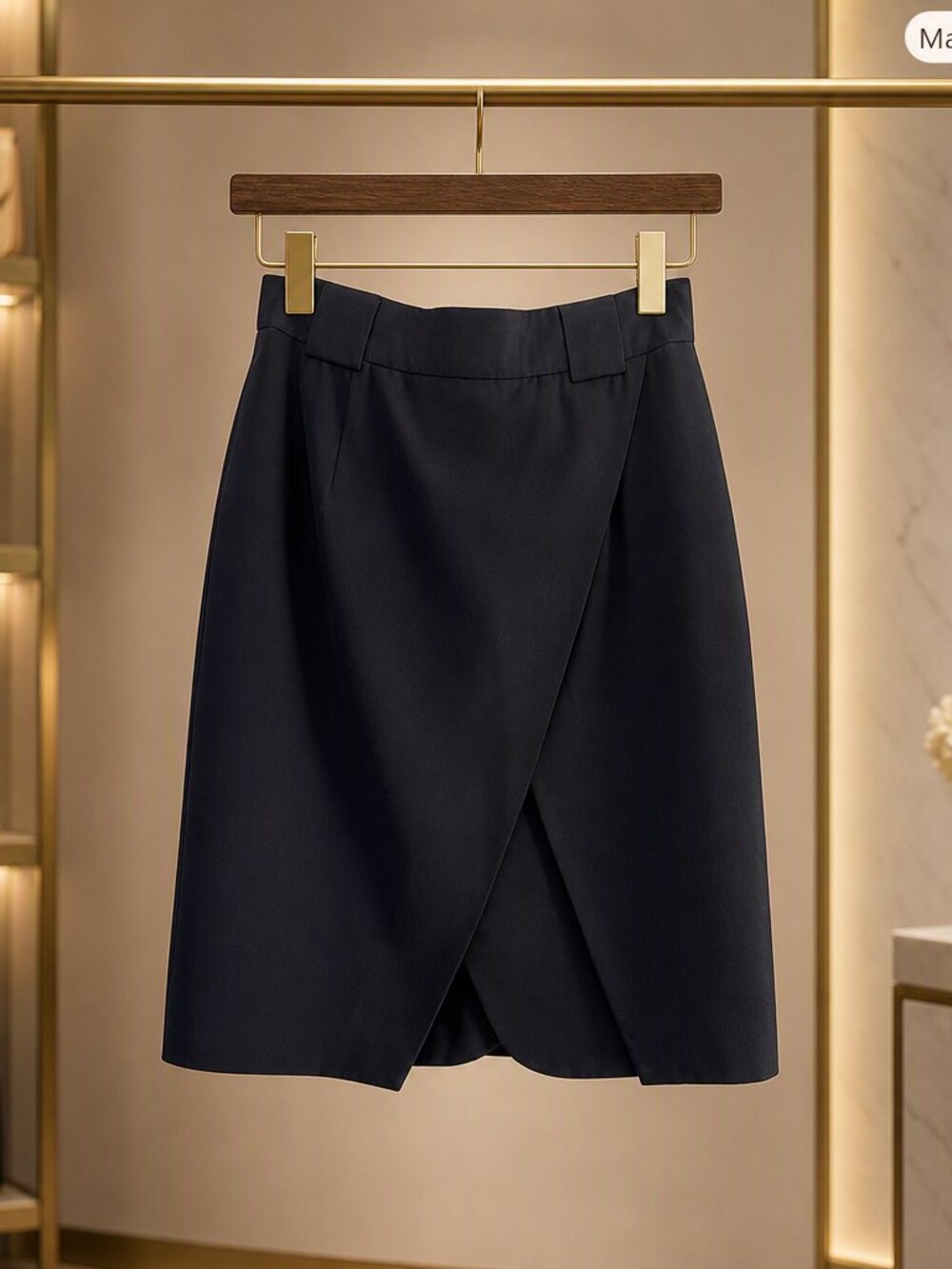 Escada Black Skirt Size 34 Euro (4 US)